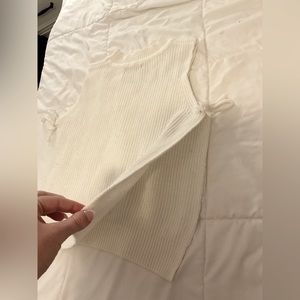 Women's side slit top